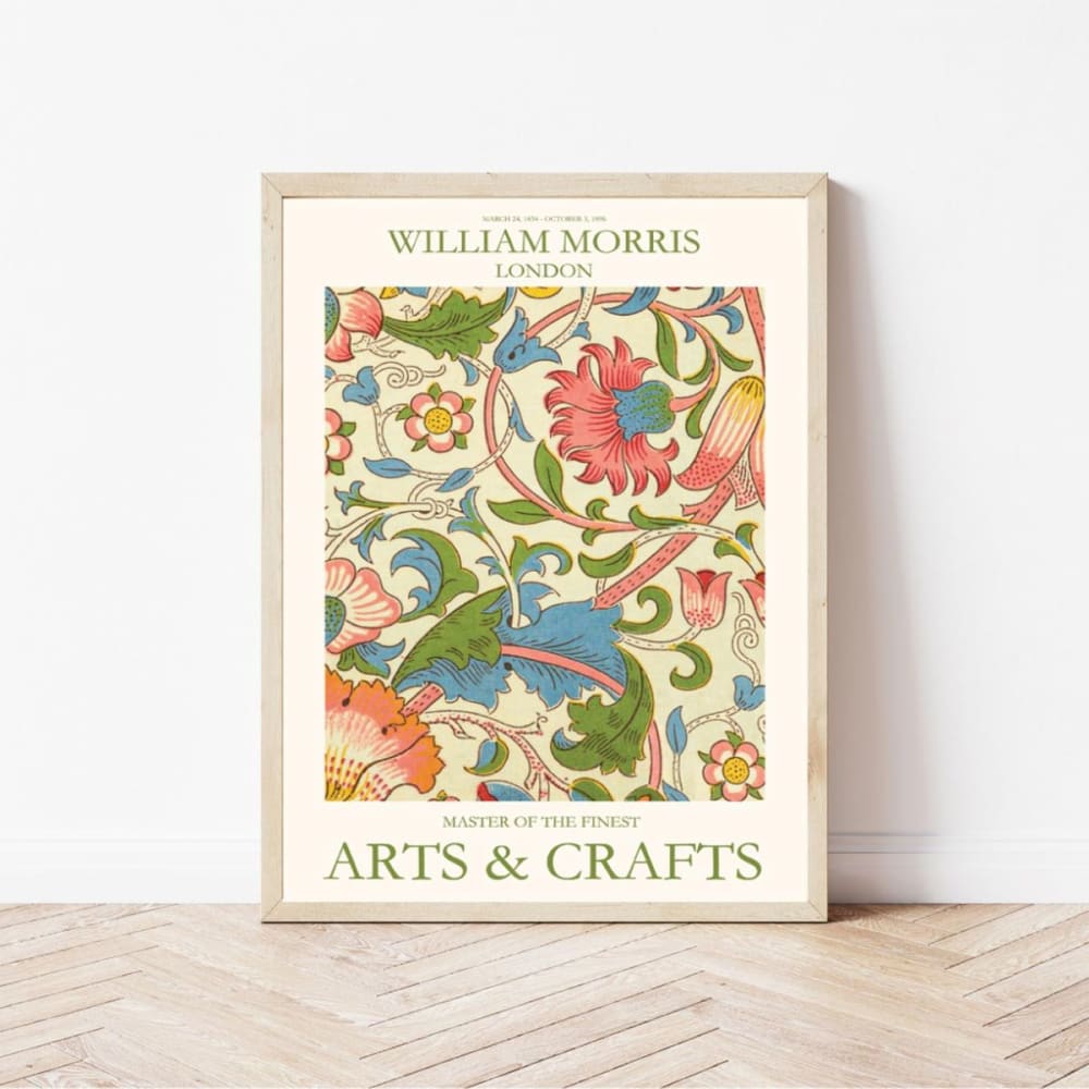 Affiche en papier William Morris Arts & Crafts 30x40 cm - Maisons du Monde