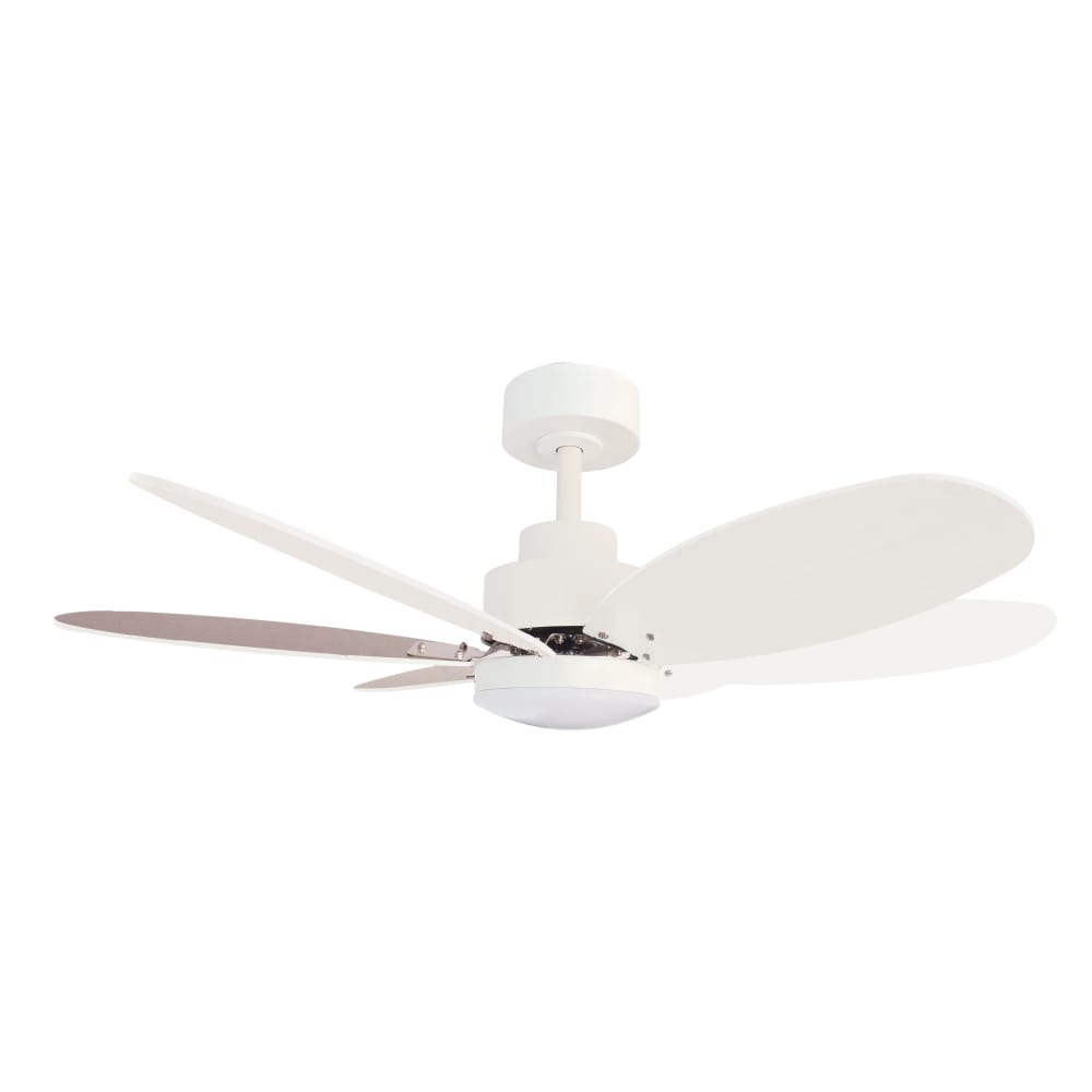 Sulion Deckenventilator DC weiß wendbare Flügel LED 18W style modern - Metall