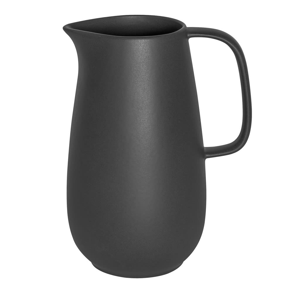 Pichet uno 2 l  noir en grès
