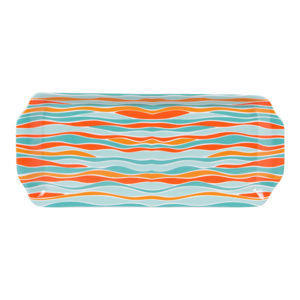 Plat à cake   36 cm multicolore en porcelaine