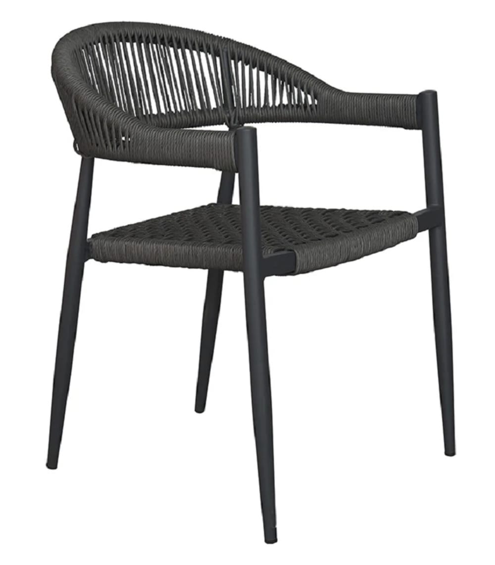 Silla de terraza apilable con brazos - Maisons du Monde