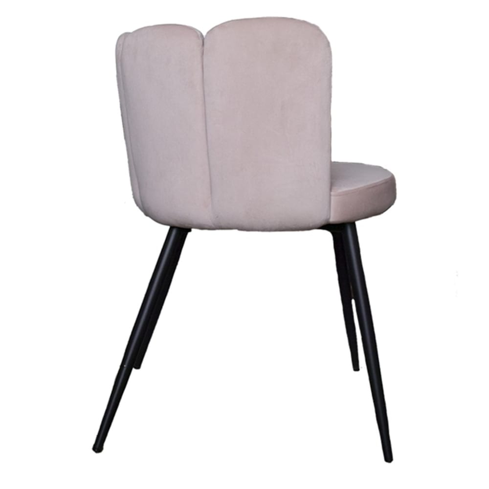 Silla de comedor terciopelo rosa - Maisons du Monde