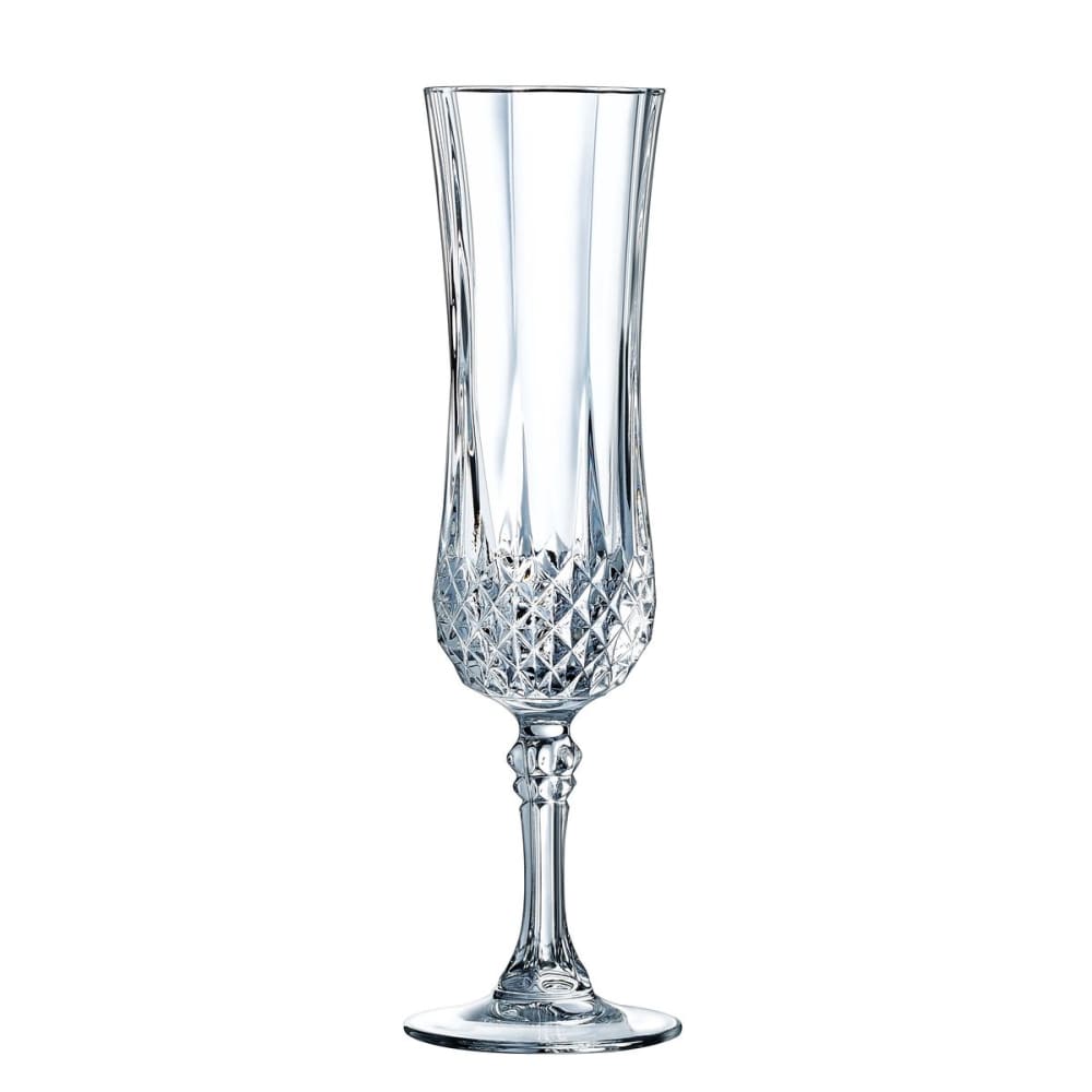 6 flûtes à champagne 12cl - verre ultra transparent au design vintage 6 flûtes à champagne 12cl - verre ultra transparent au design vintage
