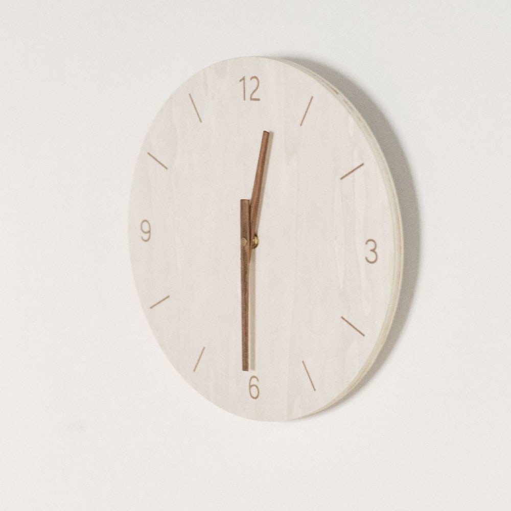 Horloge murale tu beige — Beyit