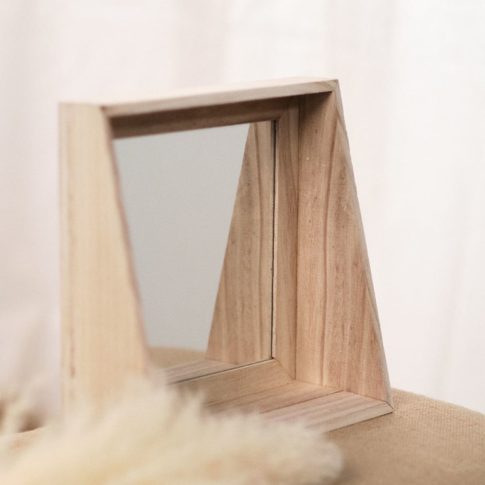 Miroir à poser rectangulaire tu beige - Maisons du Monde