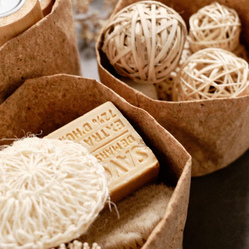 Lot de 3 paniers ronds tu beige - Maisons du Monde