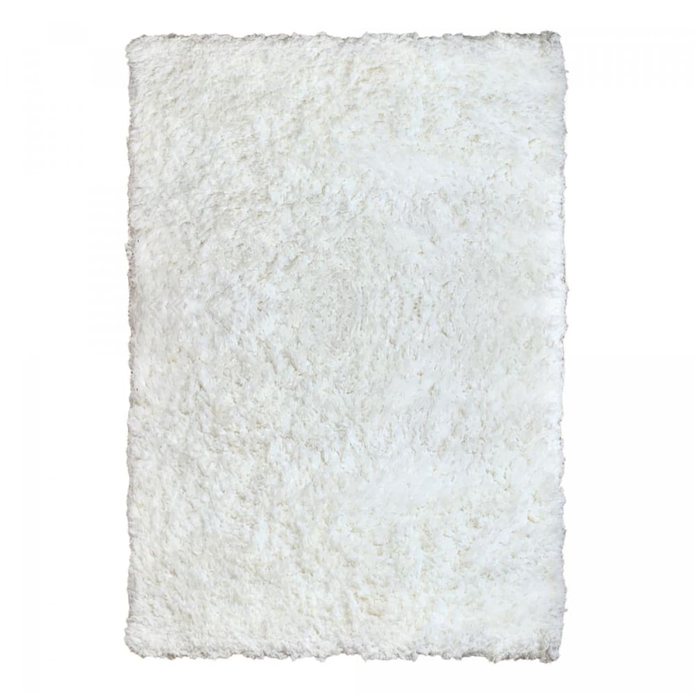 Tapis enfant ultra doux et moelleux shaggy longues mêches, écru 60x110