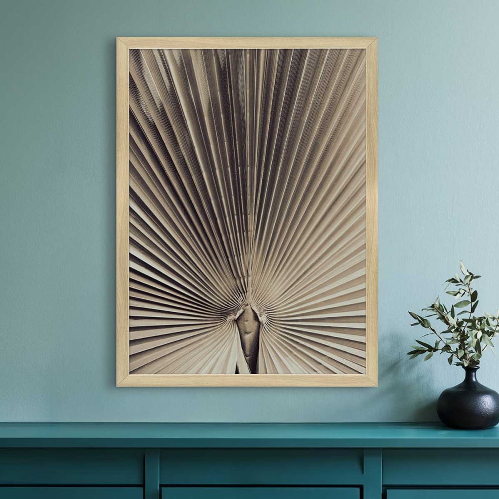 Cadre photo design bois clair 50x70 cm bois reconstitué fsc — vue 3