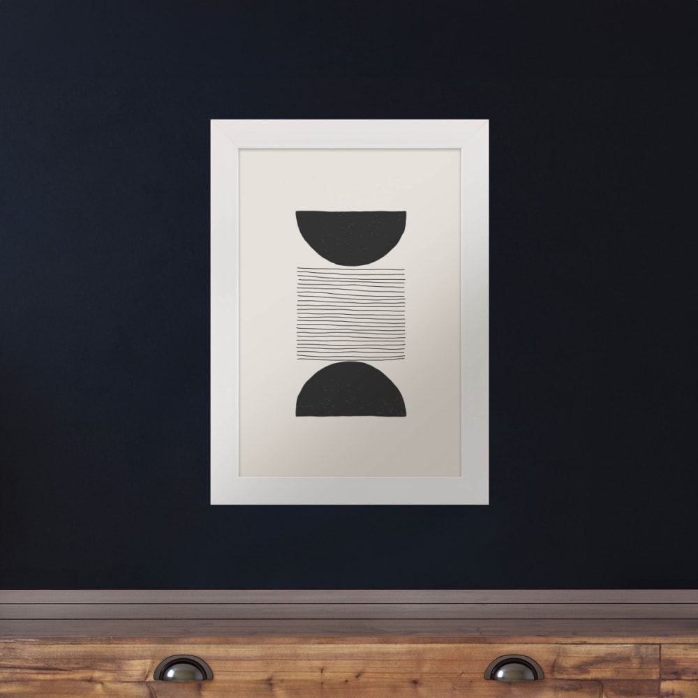 Cadre photo design blanc 20x30/a4 cm bois reconstitué fsc — vue 3