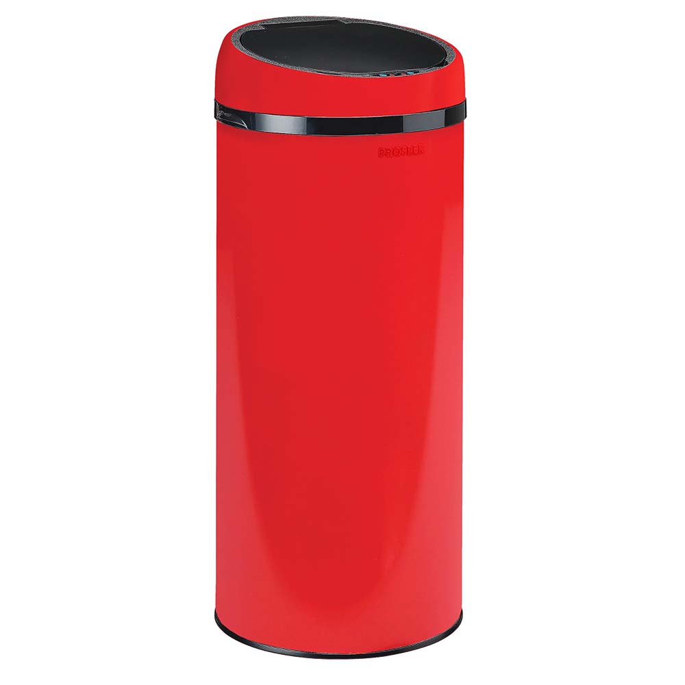 Prosper Poubelle cuisine automatique 45l - fabriqué en france Rouge Acier