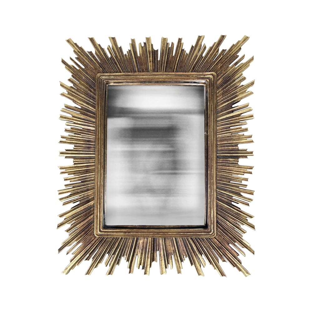 Miroir convexe rectangle 23,4x28,2cm dore - Maisons du Monde