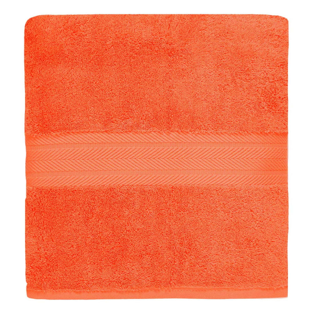 Ddrap de bain 550 g/m² corail 70x140 cm