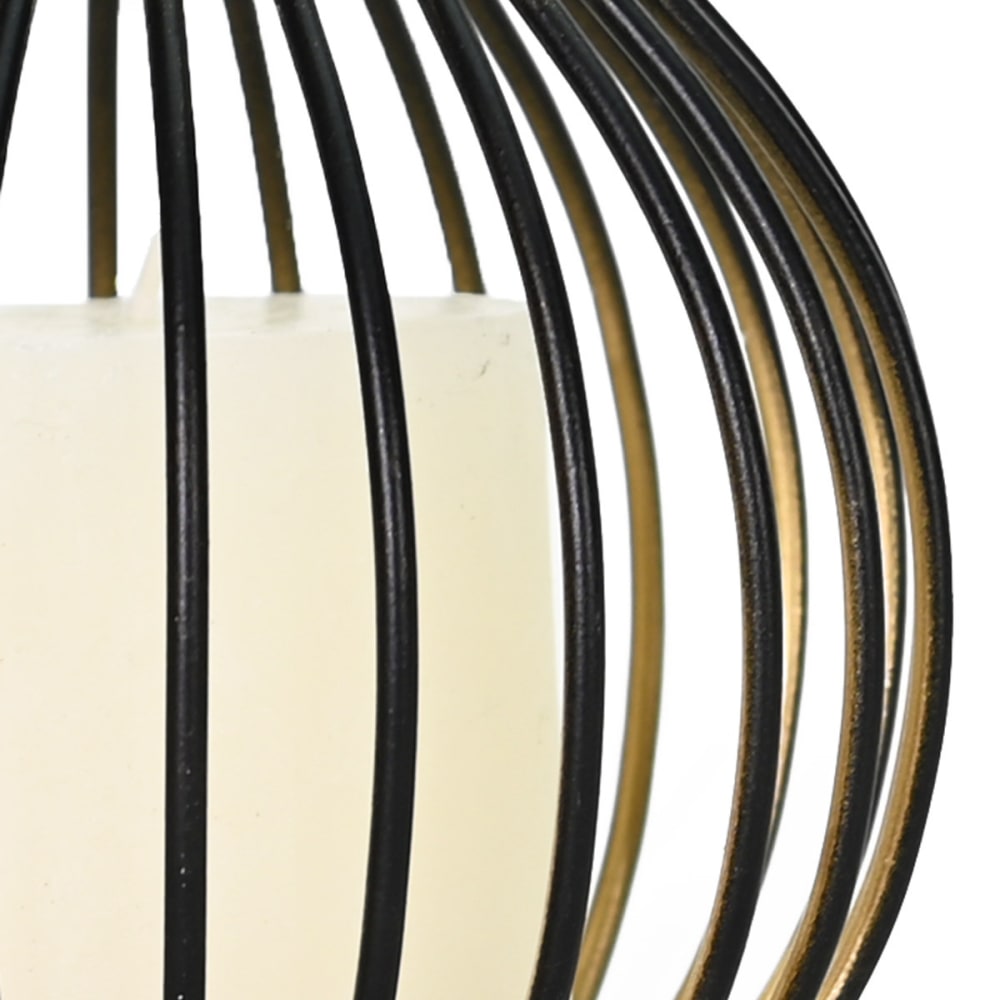 Pphotophore métal rond 13x11 cm or 13x13x11 cm - Maisons du Monde