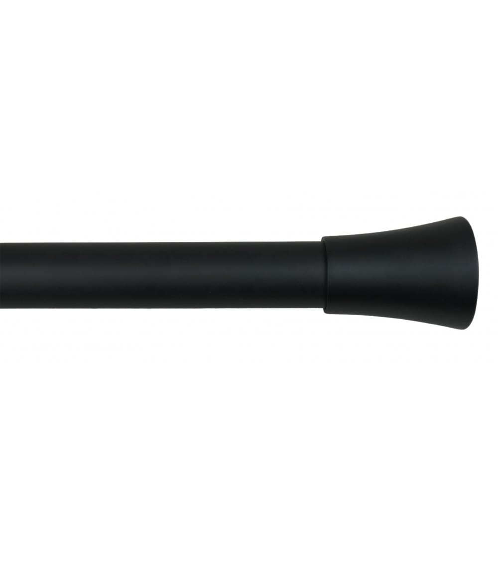 Kit Tringle Extensible Ø25/28 mm - 110 à 210 cm noir