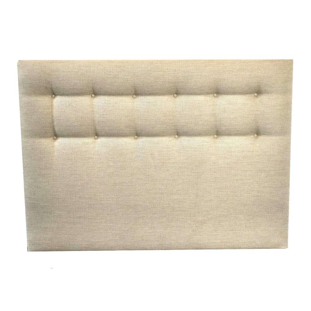 Tete de lit capitonnee symbiose beige 140x115cm