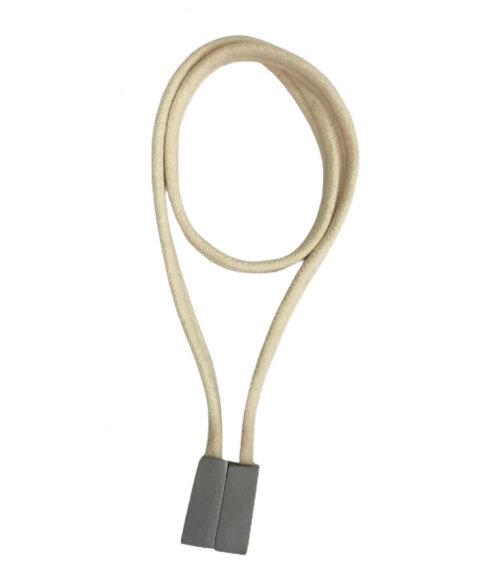Embrasse rideau textile aimantée sans perçage beige