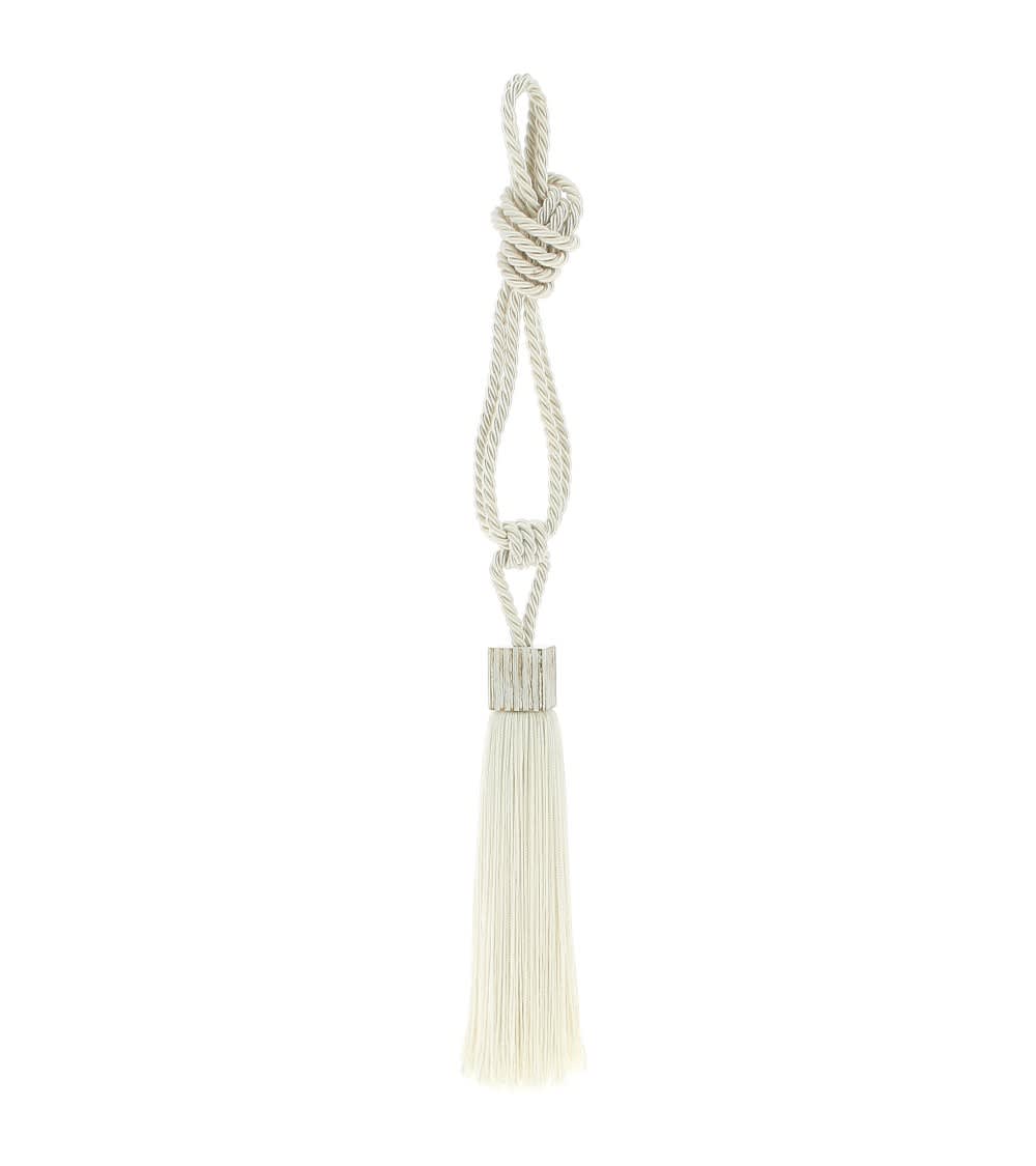 Embrasse pour rideau à pompon beige