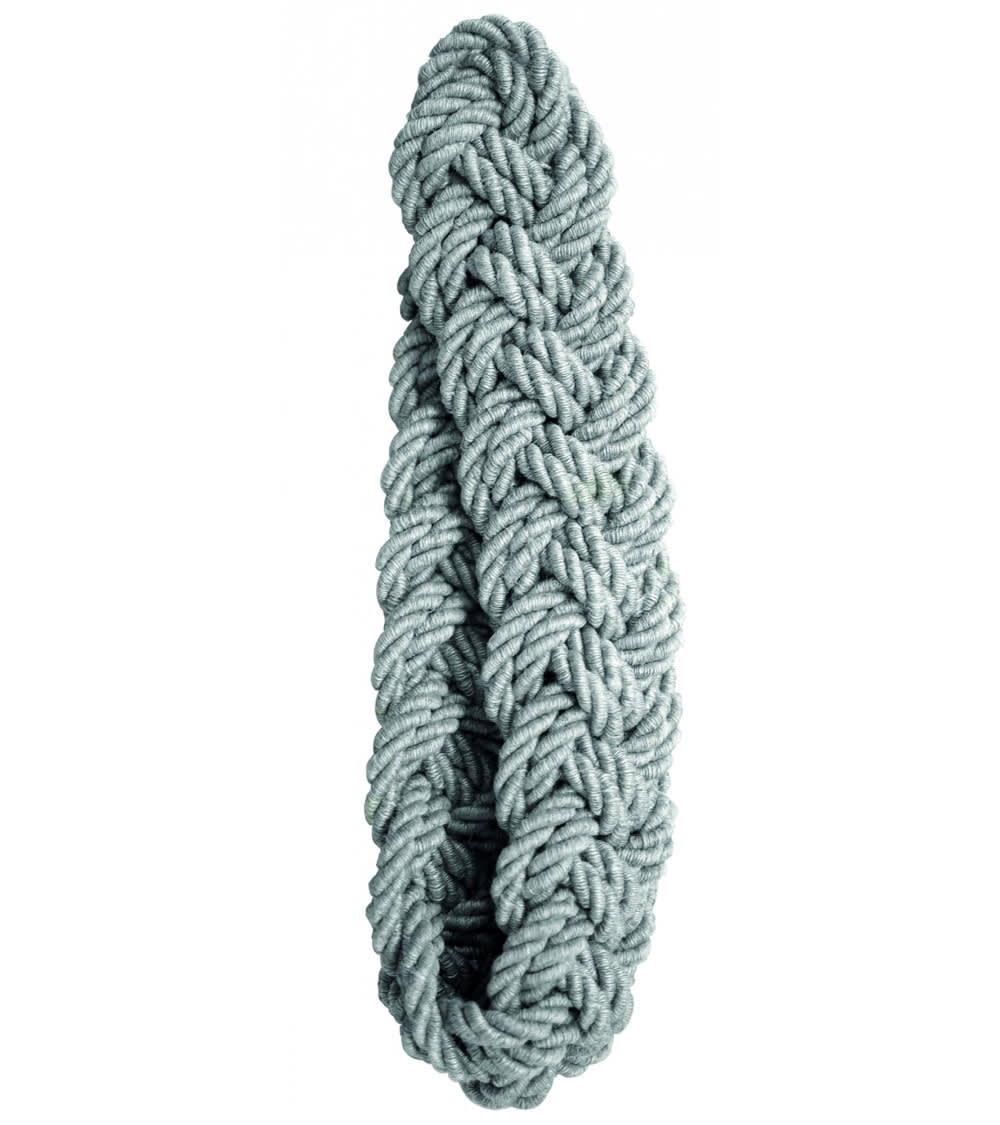 Embrasse rideau textile magnétique sans perçage gris
