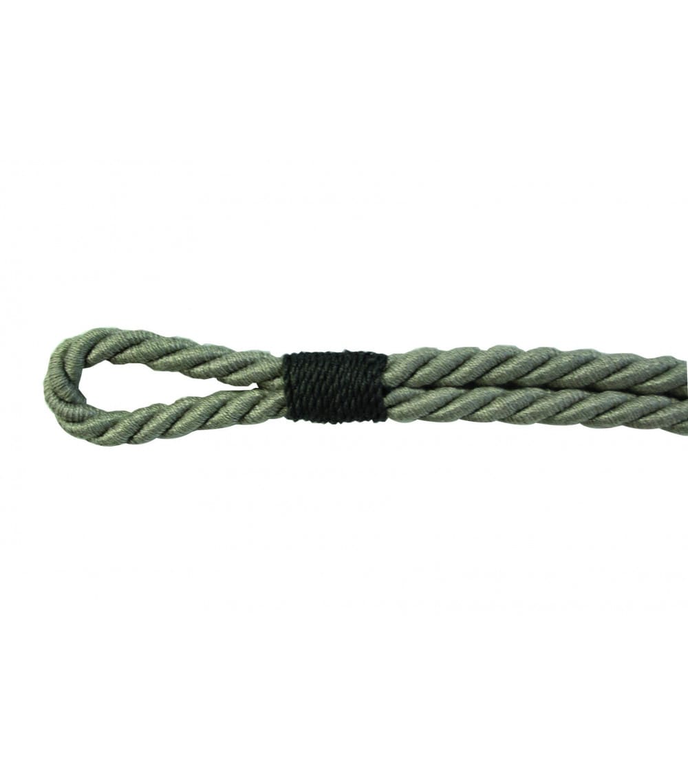 Embrasse rideau textile cordon gris