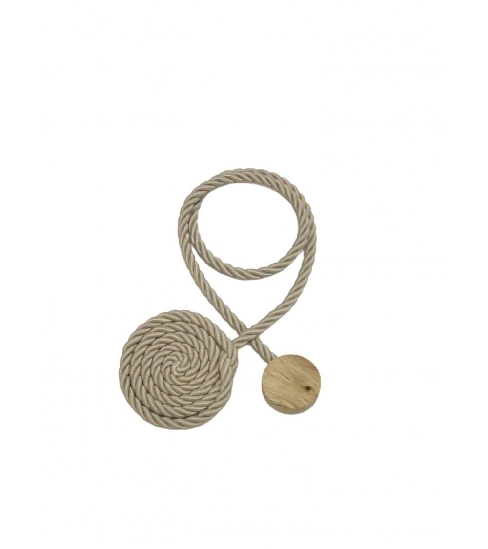 Embrasse rideau textile magnétique sans perçage beige