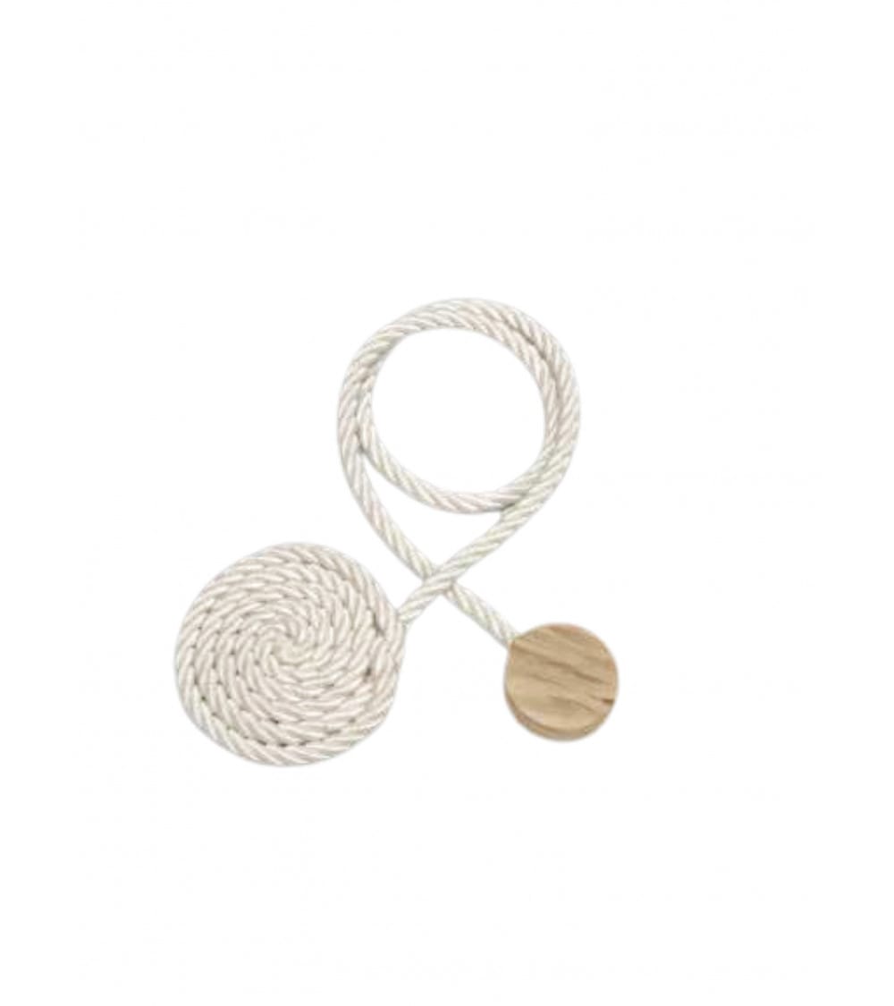 Embrasse rideau textile magnétique sans perçage beige