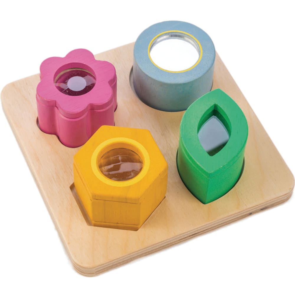 Puzzle en bois sensoriel Voir - Multicolore - LEGNO