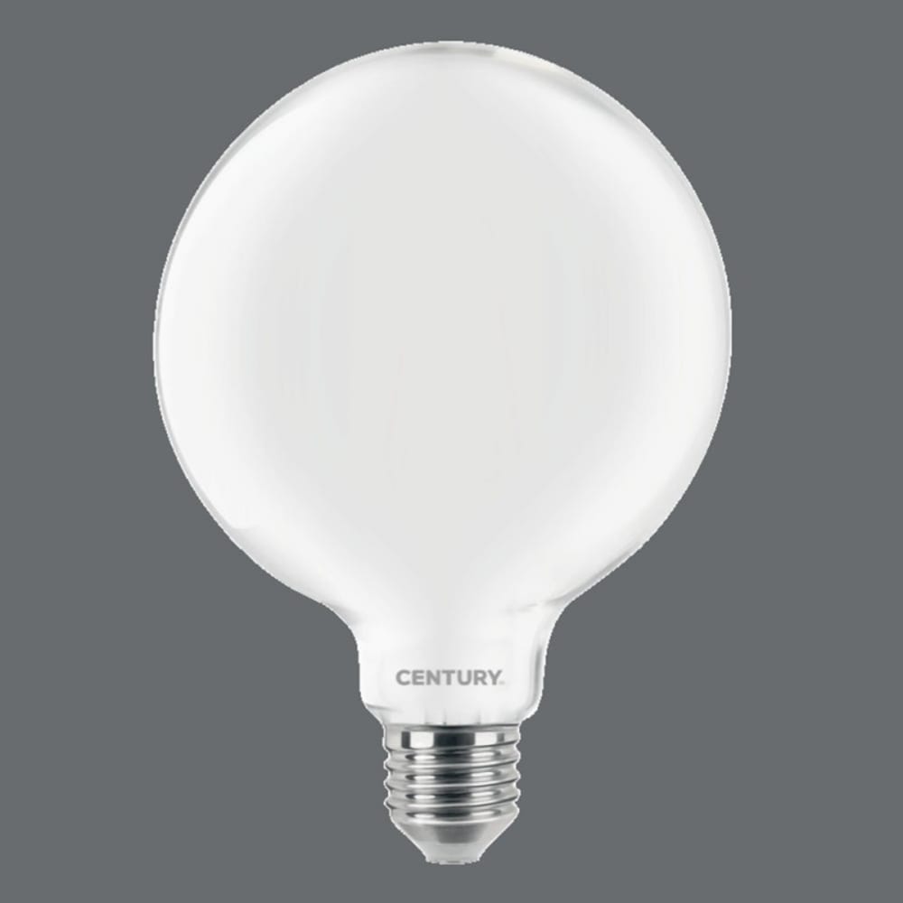 Ampoule e27 satiné blanc d9.5 cm - Maisons du Monde