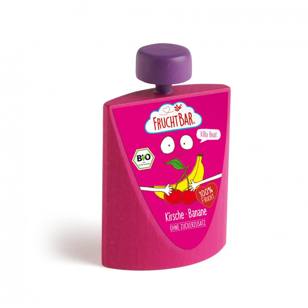 Erzi Quetschie KiBa von Fruchtbar ROSA HOLZ Kinder