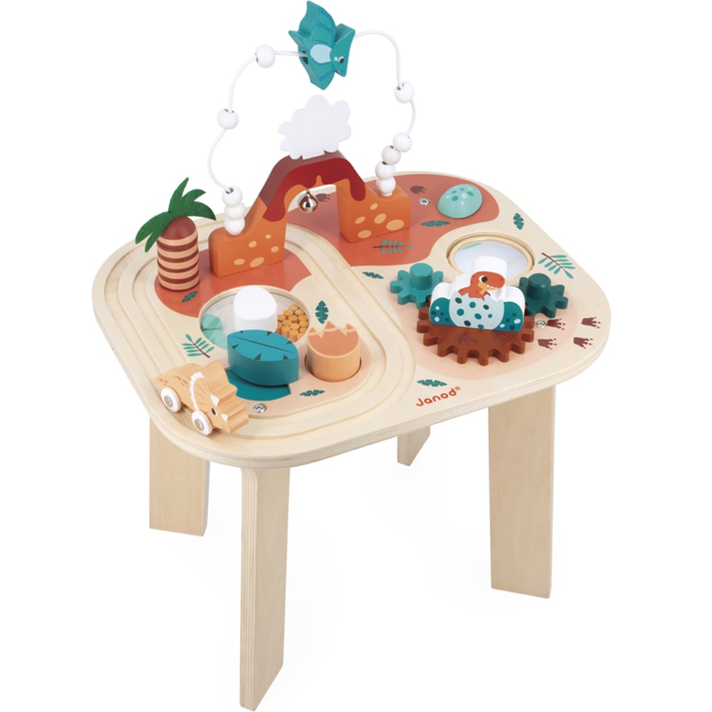 Tavolo multiattivita dino - Modello Contemporaneo - Multicolore - LEGNO