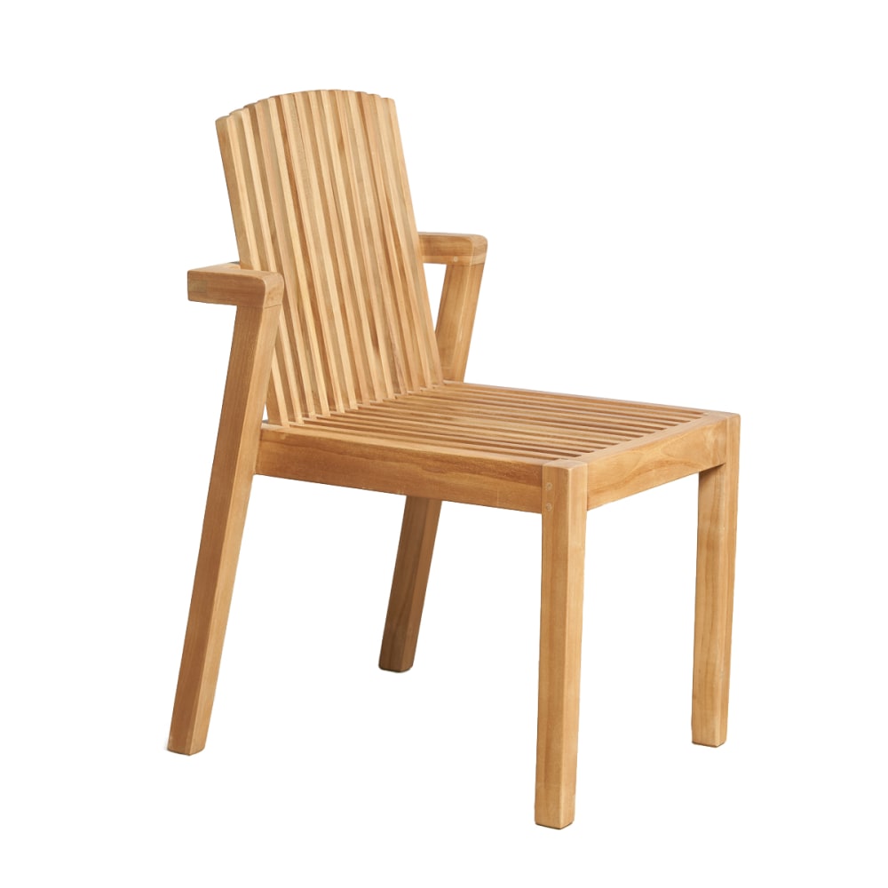 Chaise de jardin en teck