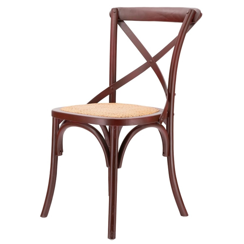 Silla De Comedor de madera de olmo Rojo - Maisons du Monde