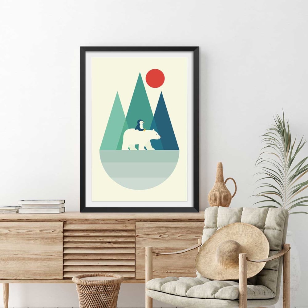 Póster caminando sobre la luna sin marco 40x60cm - Maisons du Monde