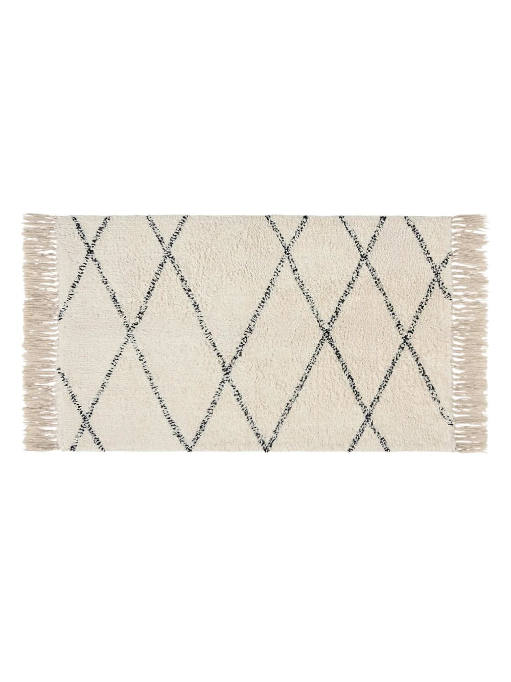 Benuta Badematte cream 50x80 style modern Beige Baumwolle