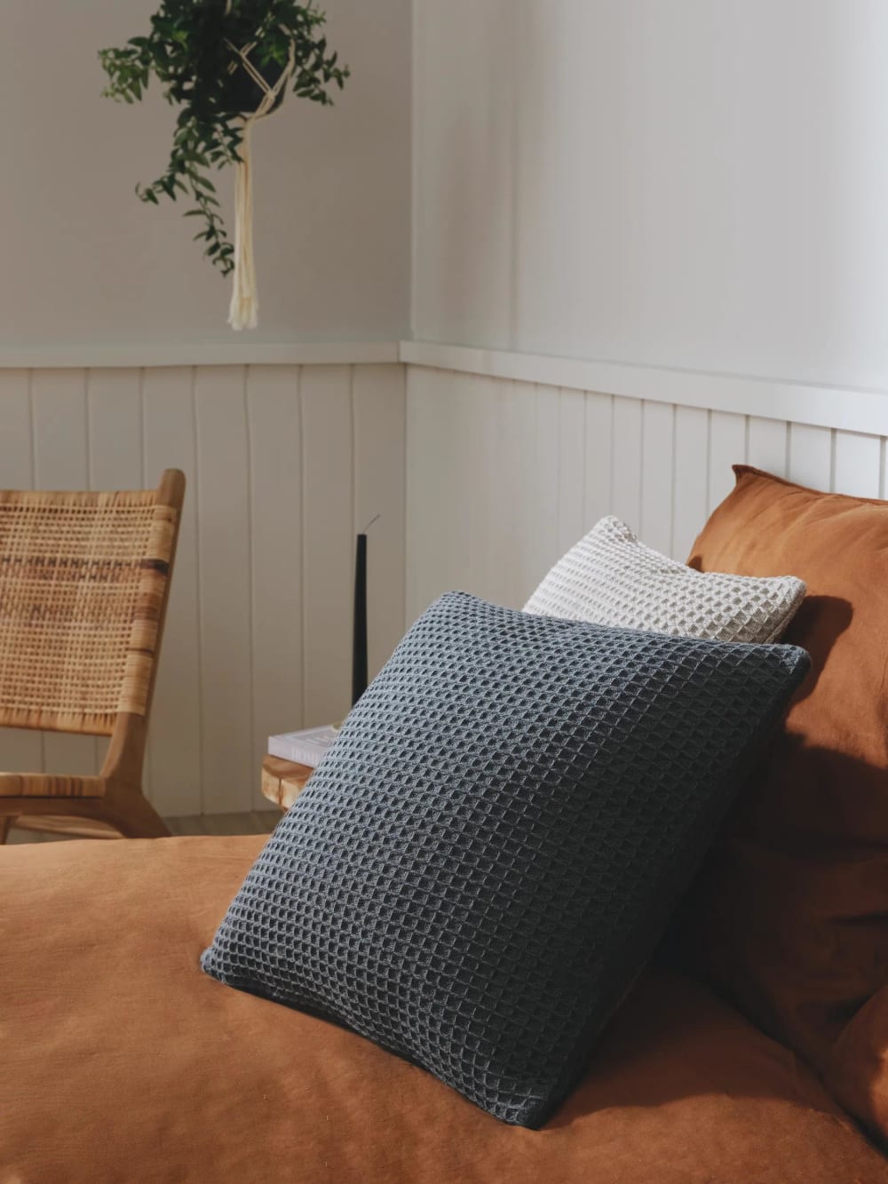 Funda de almohada gris oscuro 45x45 - Maisons du Monde
