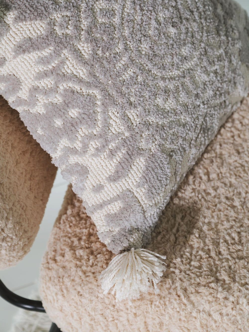 Housse de coussin gris 45x45 — vue 4