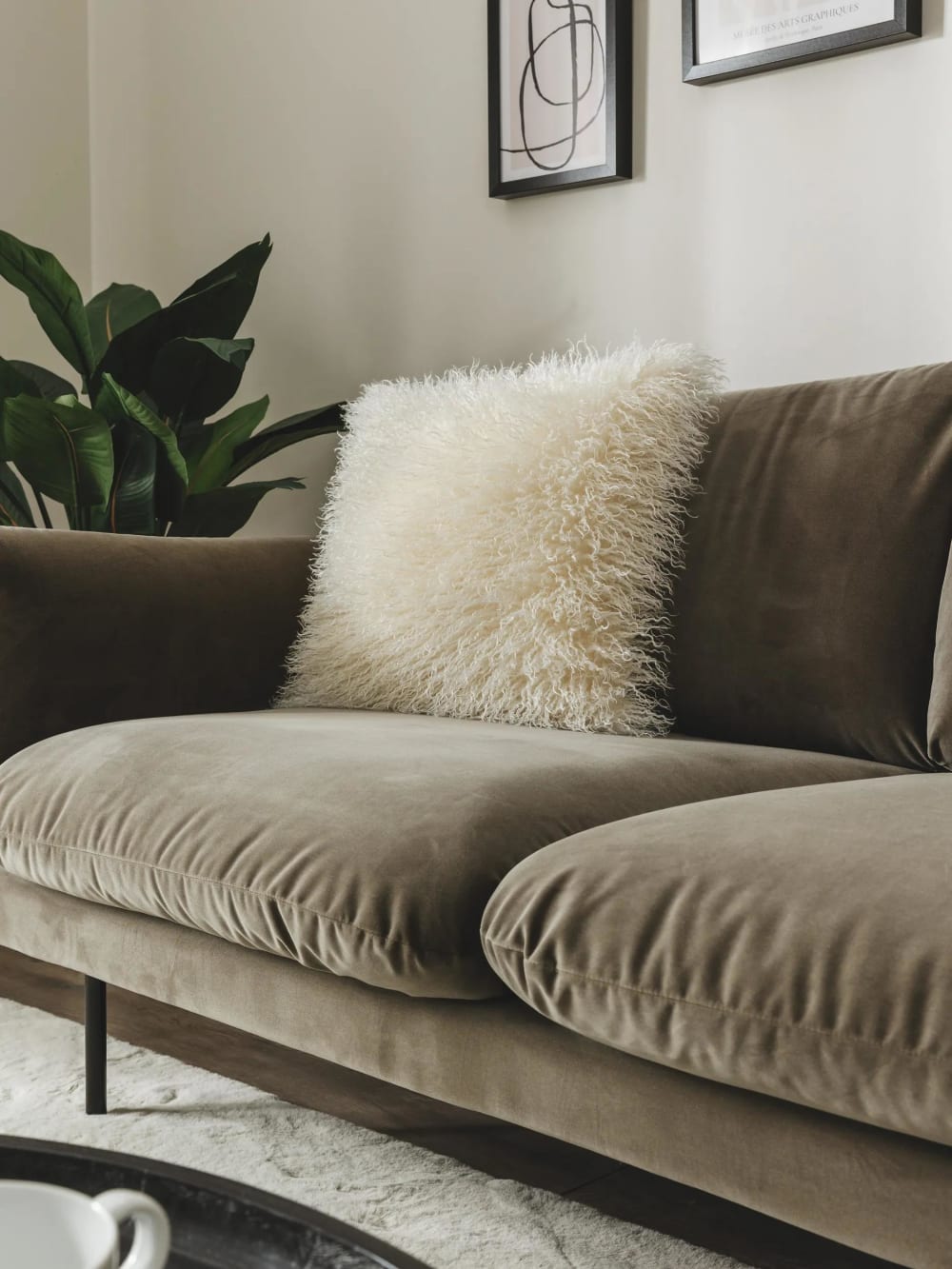 Kissenbezug cream 45x45 - Maisons Du Monde