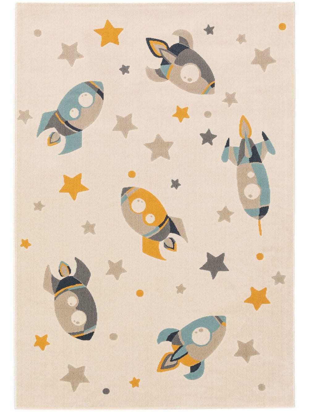 Tapis enfant crème 120x170