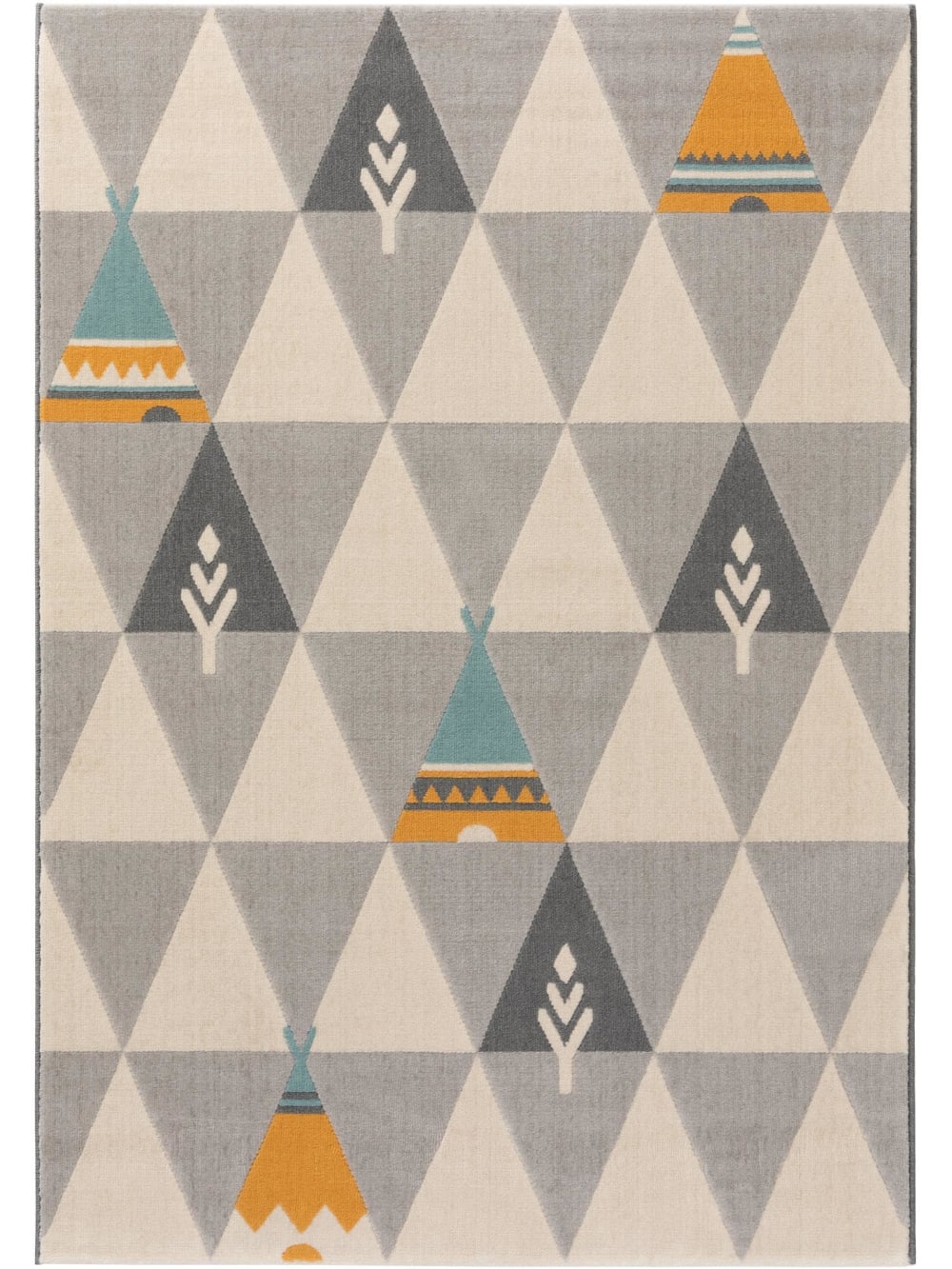 Tapis enfant beige 120x170