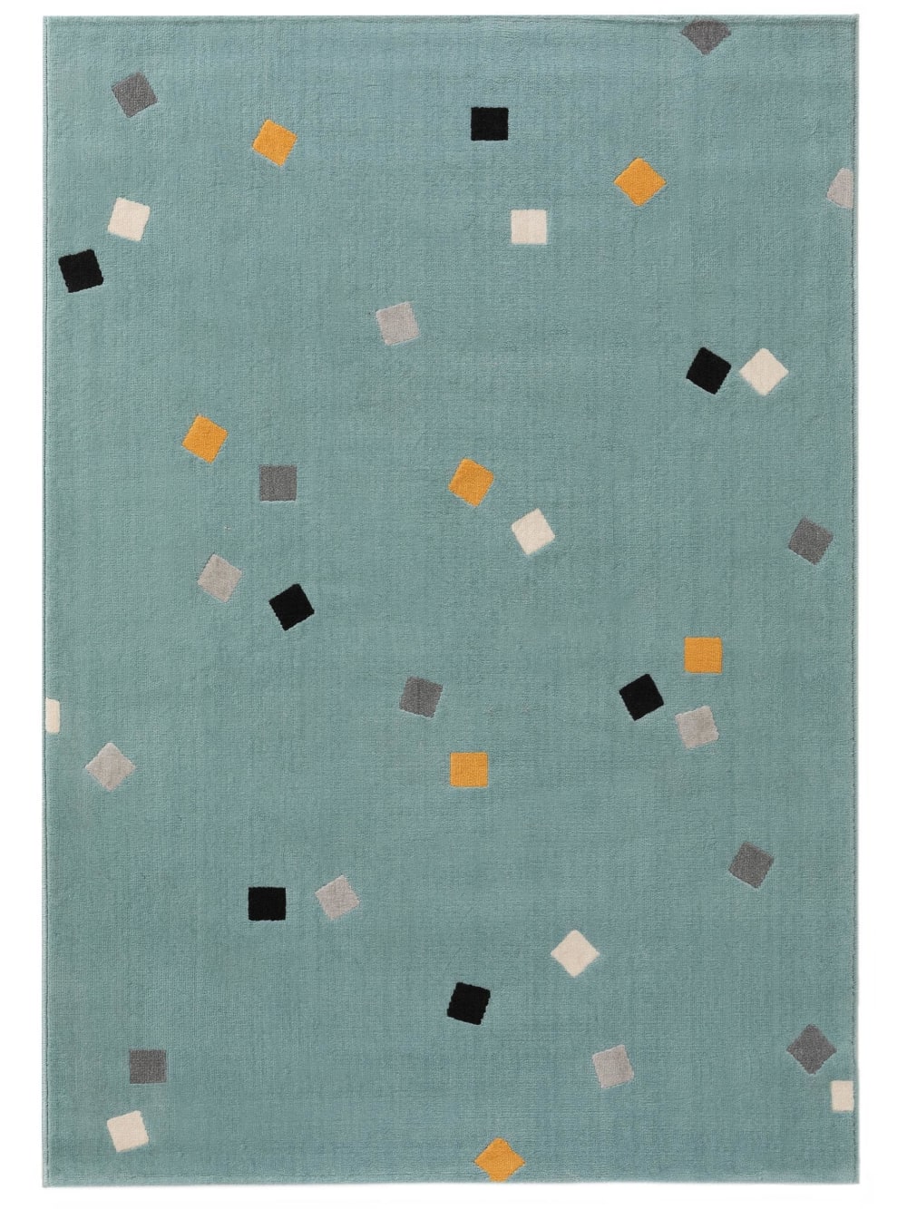 Tapis enfant turquoise 120x170