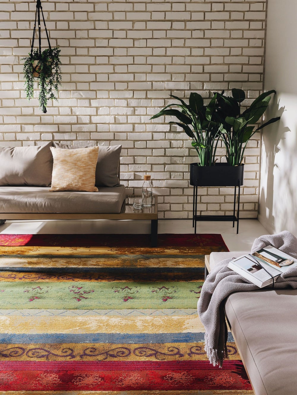 Tapis d'extérieur & intérieur multicouleur 160x235 - Maisons du Monde