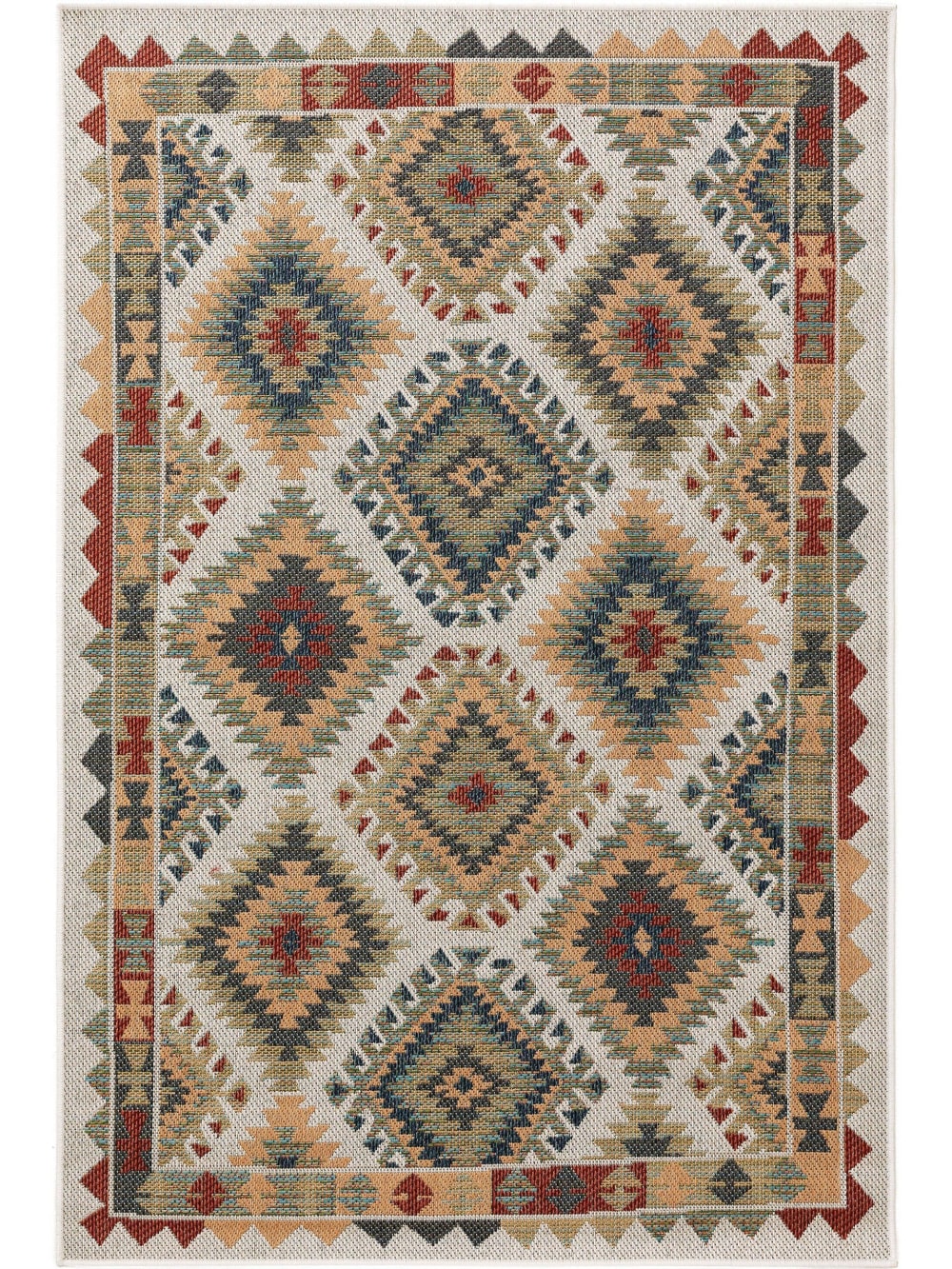 Tapis d'extérieur & intérieur multicouleur 80x150