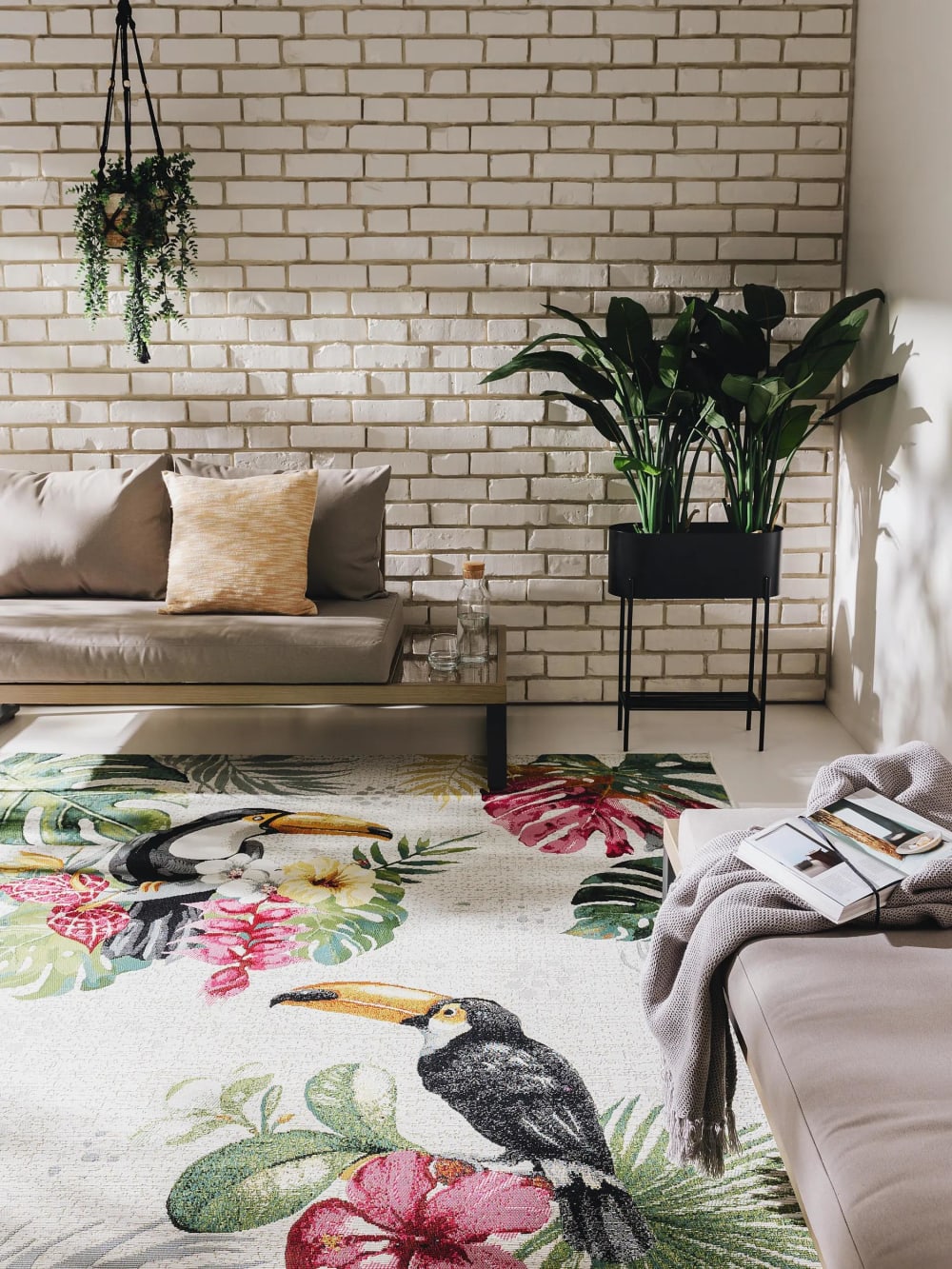 Tapis d'extérieur & intérieur multicouleur 120x180 - Maisons du Monde