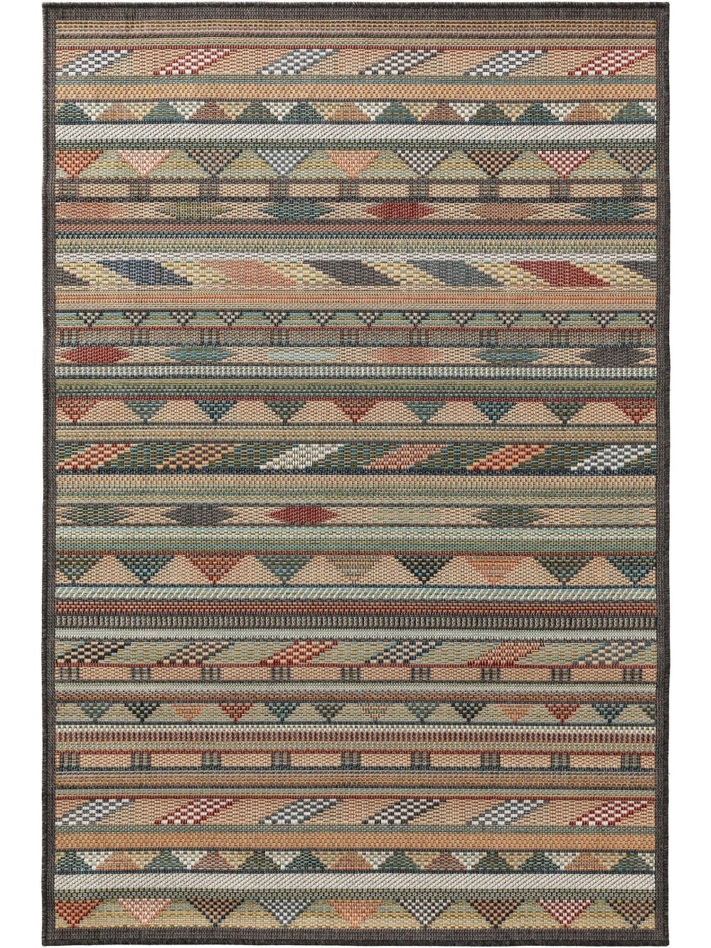 Tapis d'extérieur & intérieur multicouleur 80x150