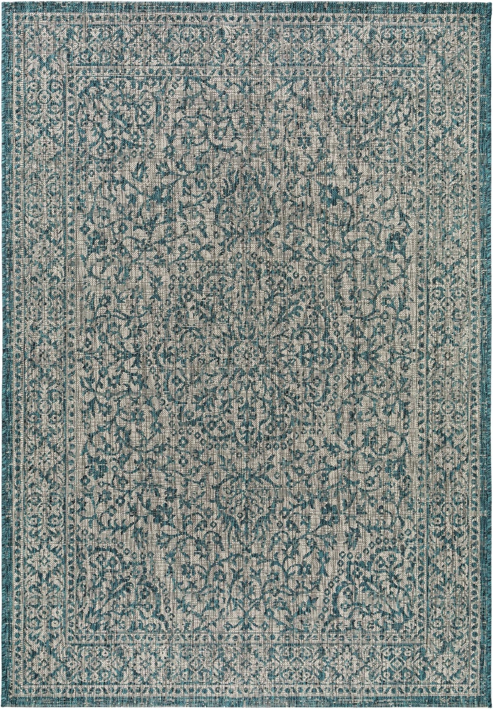 Alfombra de exterior & interior azul 200x290
