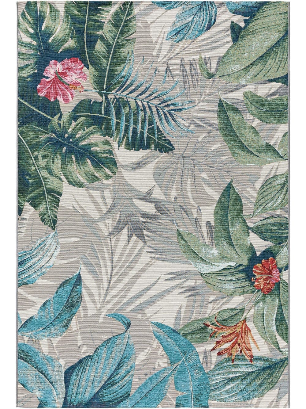 Alfombra de exterior & interior multicolor 200x285