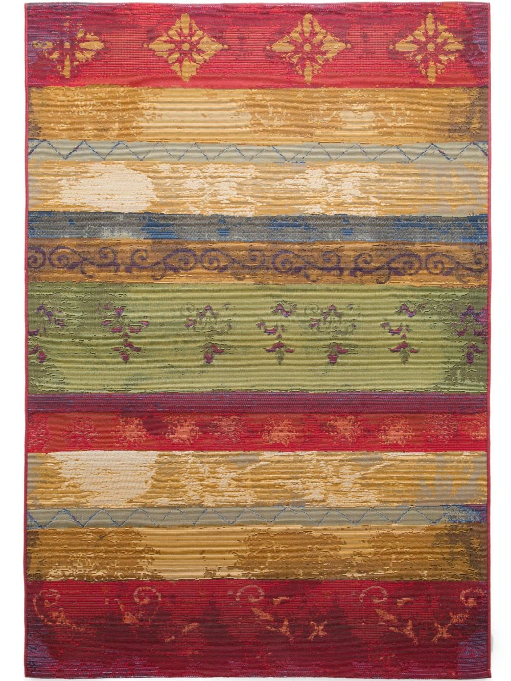 Tappeto per interno ed esterno multicolor 80x165 - Modello Classico chic - Multicolore - PVC - Cloruro di polivinile