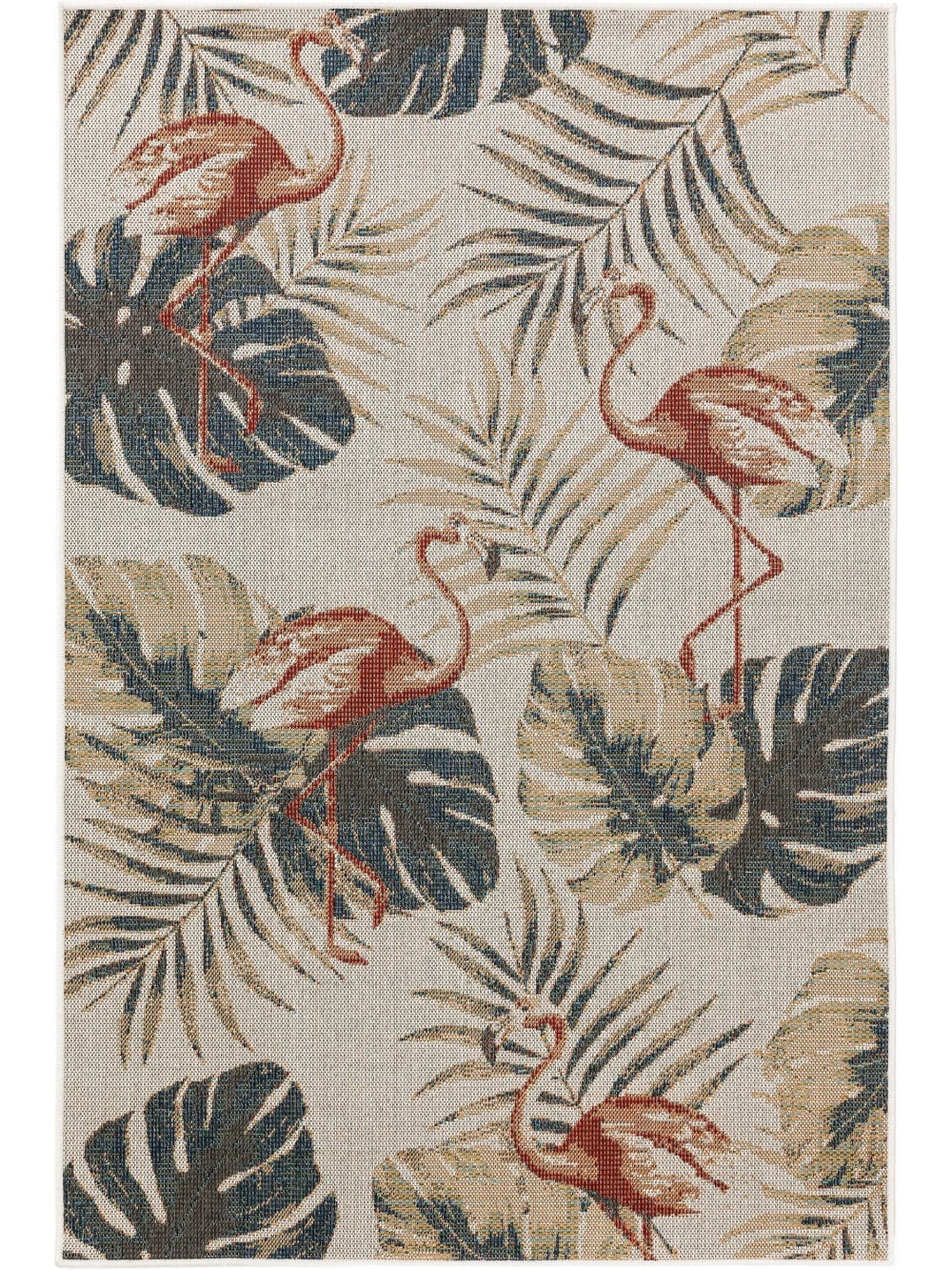 Alfombra de exterior & interior multicolor 80x150
