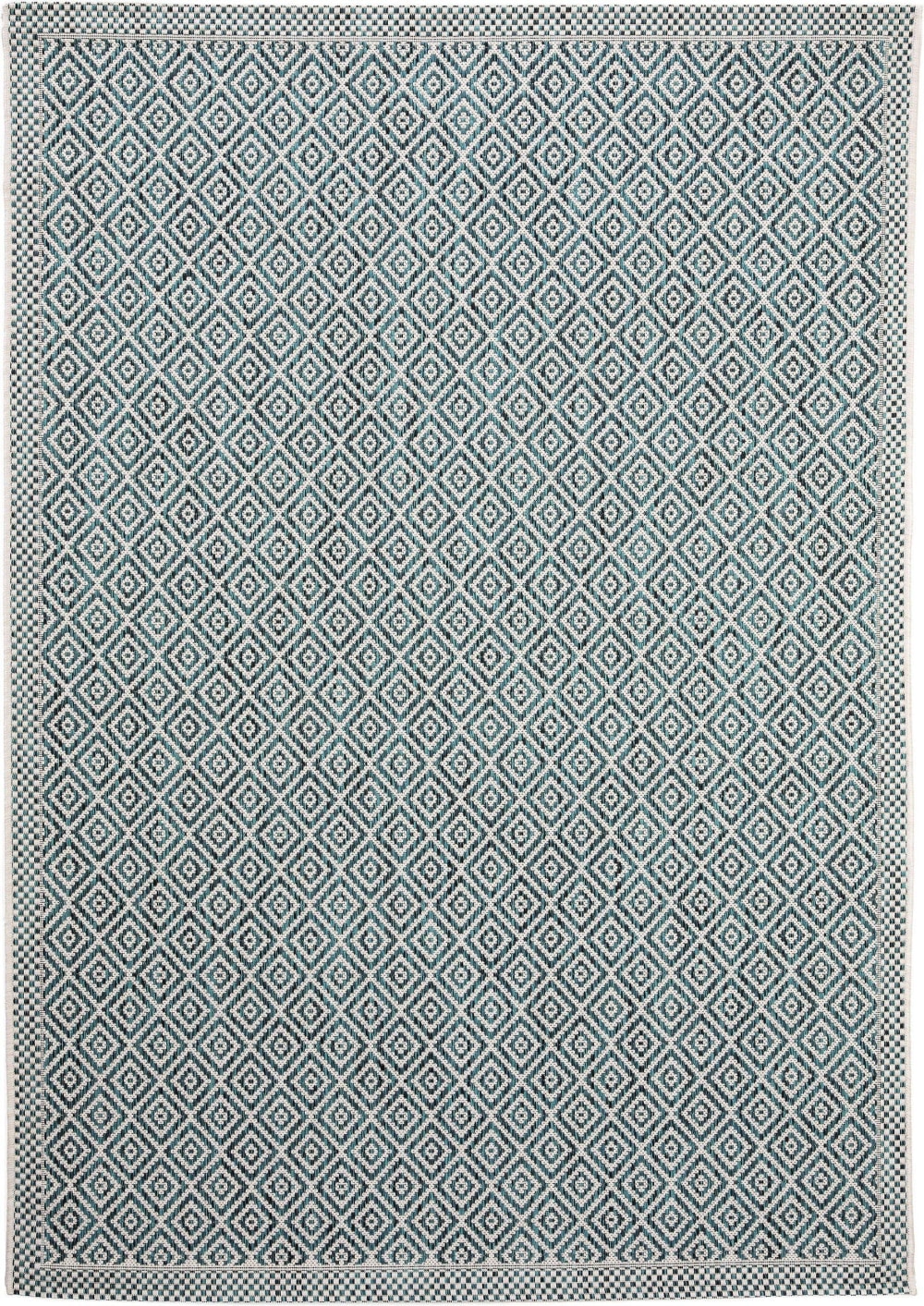 Tapis d'extérieur & intérieur bleu 160x230