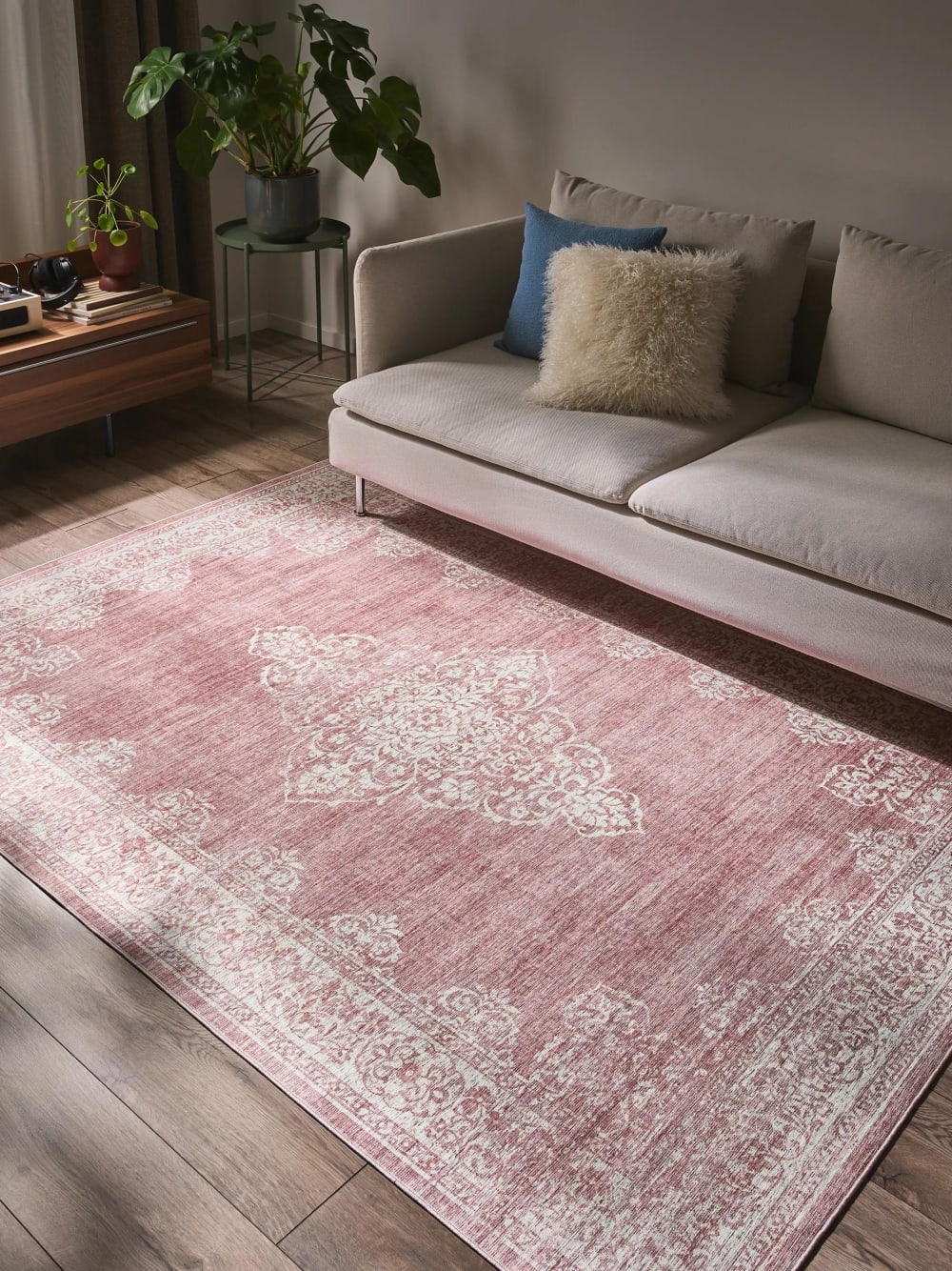 Tapis rose 160x230 — vue 3
