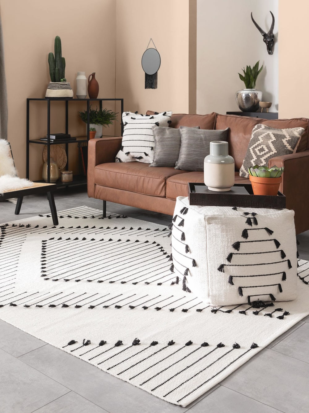 Tapis en coton ivory 200x300 — vue 3